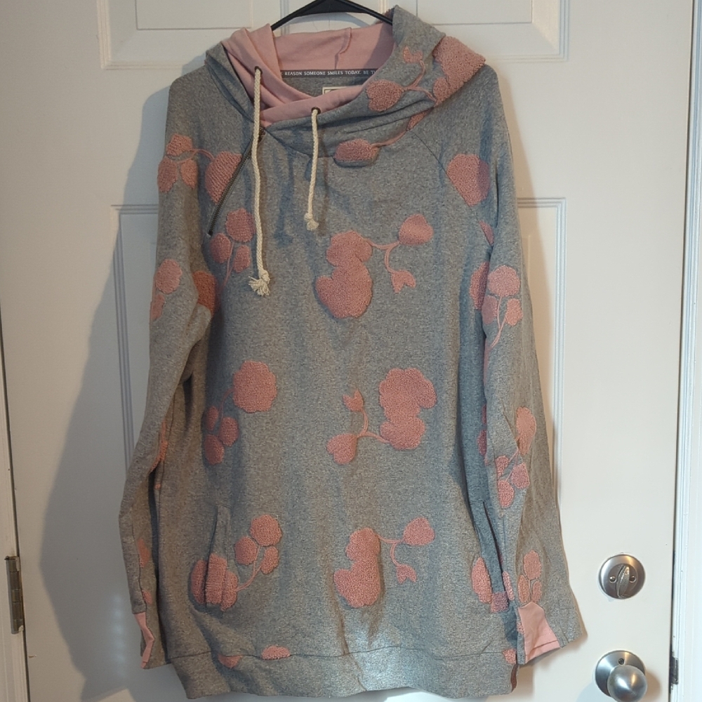 AMPERSAND AVE DoubleHood Sweatshirt Strawberry Shortcake